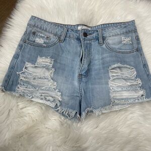 Nature Denim distressed Jean shorts